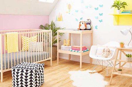 طراحی اتاق نوزاد, دکوراسیون و چیدمان اتاق نوزاد